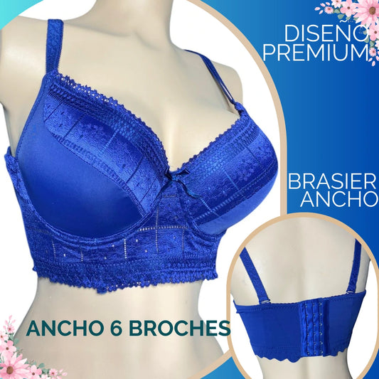 Bustier Ancho 6 Broches